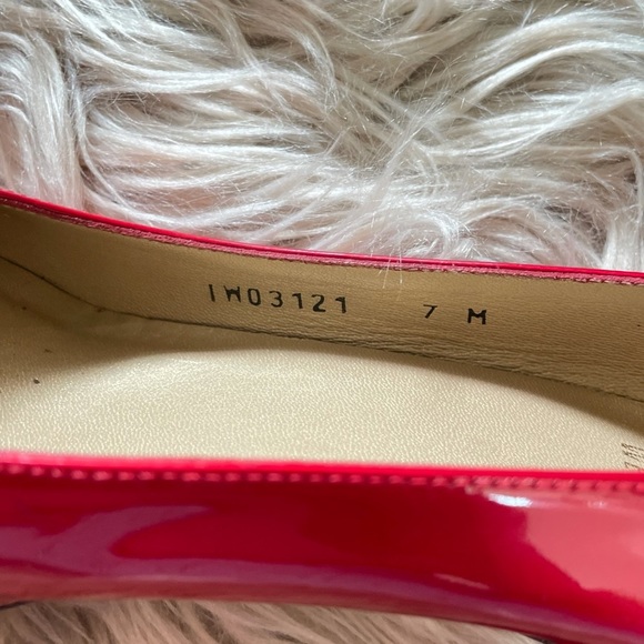 Stuart weitzman red patent leather heels size 7 - Picture 4 of 10